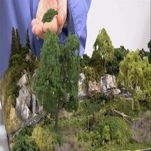 Load image into Gallery viewer, 30/100g Miniature Shrubs Bushes Tree Powder Model Train Railway Layout Accessories DIY Landscape Dollhouse Terrarium Diorama Craft Supplies