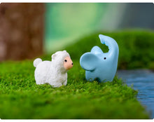 Load image into Gallery viewer, 17pcs Mini Animal Figurines Set, Cute Zoo Miniatures, Fairy Garden Accessories, Terrarium, Dollhouse, Plant Pot, DIY Craft Decoration