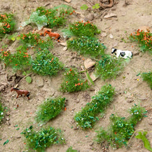 Load image into Gallery viewer, Miniature Tearable Bushes Grass Model Train Railway Layout Accessories DIY Scenery Landscape Dollhouse Terrarium Diorama Craft Supplies