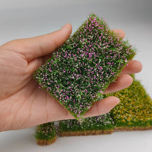 Load image into Gallery viewer, 12/16mm Miniature Tearable Flower Grass Tufts Clusters for Diorama Scenery, Model Railway Layout, Wargaming Terrain Craft Supplies
