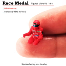 Load image into Gallery viewer, Miniature Racing Car Racer Driver People Figure 1:64 Model Sand Table Building Street Landscape Accessories Diorama Supplies