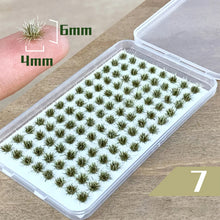 Load image into Gallery viewer, 104 pcs Miniature Cluster Grass Tufts Models Sand Table Dollhouse Fairy Garden Landscape Terrarium Diorama Craft Supplies