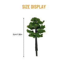 Load image into Gallery viewer, 160 pcs Miniature Tree Models 1:250 Z Scale Train Railway Accessories Forest Fairy Garden Landscape Terrarium Diorama Craft Supplies