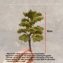 Load image into Gallery viewer, 10/12/14/16cm Miniature Army Green Pine Tree Model Train Railway DIY Scenery Dollhouse Garden Landscape Terrarium Diorama Craft Supplies