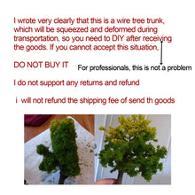 Load image into Gallery viewer, 10cm Miniature Wire Tree Trunk Model Tree Powder DIY Scenery Dollhouse Fairy Garden Landscape Terrarium Diorama Craft Supplies
