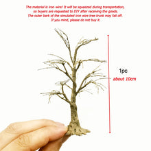 Load image into Gallery viewer, 10/15/18/23/28cm Miniature Wire Tree Trunk Model Sand Table Train Railway Scenery Fairy Garden Landscape Terrarium Diorama Craft Supplies