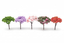 Load image into Gallery viewer, 10 pcs 5cm Miniature Flower Wire Tree Models N HO Scale Railway Layout Accessories DIY Landscape Dollhouse Terrarium Diorama Craft Supplies