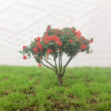 Load image into Gallery viewer, 10 pcs 5cm Miniature Flower Wire Tree Models N HO Scale Railway Layout Accessories DIY Landscape Dollhouse Terrarium Diorama Craft Supplies