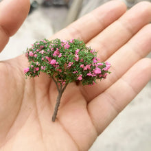 Load image into Gallery viewer, 10 pcs 5cm Miniature Flower Wire Tree Models N HO Scale Railway Layout Accessories DIY Landscape Dollhouse Terrarium Diorama Craft Supplies