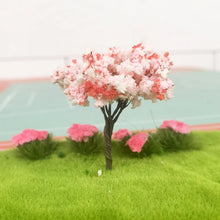 Load image into Gallery viewer, 10 pcs 5cm Miniature Flower Wire Tree Models N HO Scale Railway Layout Accessories DIY Landscape Dollhouse Terrarium Diorama Craft Supplies