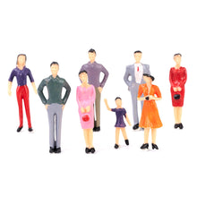 Load image into Gallery viewer, Miniature People Models 1:32 Scale, O Scale Figure Set, Model Railway Diorama Supplies (50pcs)