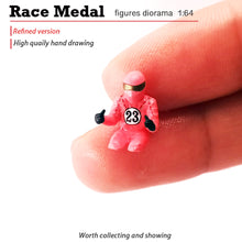 Load image into Gallery viewer, Miniature Racing Car Racer Driver People Figure 1:64 Model Sand Table Building Street Landscape Accessories Diorama Supplies