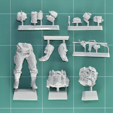 Load image into Gallery viewer, 1970 Vietnam War US Infantry Soldier Unpainted Resin Figure 1/16 Scale Unassembled Model