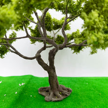 Load image into Gallery viewer, 12/15/20/25cm Miniature Green Oak Wire Tree Model Railway Accessories DIY Scene Garden Landscape Dollhouse Terrarium Diorama Craft Supplies