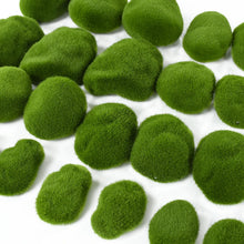 Load image into Gallery viewer, 10 pcs Miniature Green Moss Rock Stone Model Pot Decoration DIY Landscape Scenery Dollhouse Fairy Garden Terrarium Diorama Craft Supplies