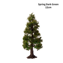 Load image into Gallery viewer, 12/15cm Miniature Four Seasons Pine Tree Model HO N Scale Metasequoia for Train Railway Diorama Landscape Dollhouse Terrarium Craft Supply