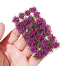 Load image into Gallery viewer, 28pcs/box Miniature Wild Flower Cluster Grass Tufts Models Sand Table Dollhouse Fairy Garden Landscape Terrarium Diorama Craft Supplies