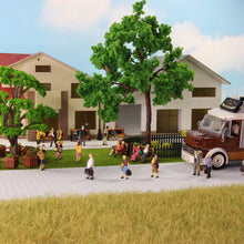 Load image into Gallery viewer, 100 pcs Miniature Standing Seated Passenger People 1:87 Figure HO Scale 50 Different Poses Models Railway Scene Accessories Diorama Supplies