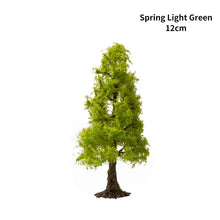 Load image into Gallery viewer, 12/15cm Miniature Four Seasons Pine Tree Model HO N Scale Metasequoia for Train Railway Diorama Landscape Dollhouse Terrarium Craft Supply