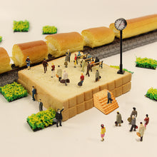 Load image into Gallery viewer, 100 pcs Miniature Standing Seated Passenger People 1:87 Figure HO Scale 50 Different Poses Models Railway Scene Accessories Diorama Supplies