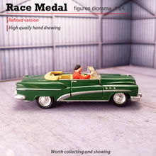 Load image into Gallery viewer, Miniature Female Car Driver Woman People Figure 1:64 Model Sand Table Building Street Landscape Accessories Diorama Supplies