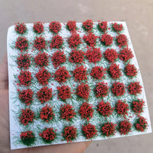 Load image into Gallery viewer, 49 pcs Miniature Flower Cluster Grass Tufts Models Sand Table Dollhouse Fairy Garden Landscape Terrarium Diorama Craft Supplies