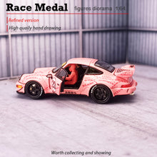 Load image into Gallery viewer, Miniature Racing Car Racer Driver People Figure 1:64 Model Sand Table Building Street Landscape Accessories Diorama Supplies