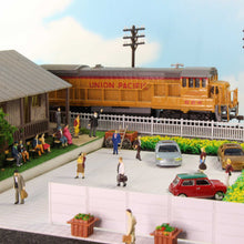 Load image into Gallery viewer, 100 pcs Miniature Standing Seated Passenger People 1:87 Figure HO Scale 50 Different Poses Models Railway Scene Accessories Diorama Supplies