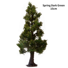 Load image into Gallery viewer, 12/15cm Miniature Four Seasons Pine Tree Model HO N Scale Metasequoia for Train Railway Diorama Landscape Dollhouse Terrarium Craft Supply