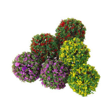 Load image into Gallery viewer, 30 pcs Miniature Ball Shaped Flower Tree 1:100 Models Railway Accessories Forest Fairy Garden Landscape Terrarium Diorama Craft Supplies