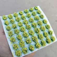 Load image into Gallery viewer, 49 pcs Miniature Flower Cluster Grass Tufts Models Sand Table Dollhouse Fairy Garden Landscape Terrarium Diorama Craft Supplies