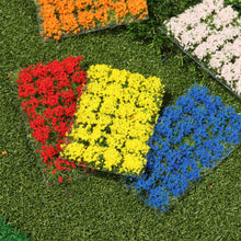 Load image into Gallery viewer, 28pcs/box Miniature Wild Flower Cluster Grass Tufts Models Sand Table Dollhouse Fairy Garden Landscape Terrarium Diorama Craft Supplies