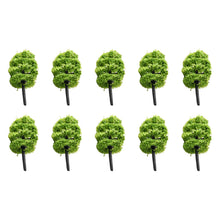 Load image into Gallery viewer, 40 pcs 3.5cm Miniature Camphor tree Model Scale 1:100 Train Railway Accessories DIY Scenery Landscape Terrarium Diorama Craft Supplies
