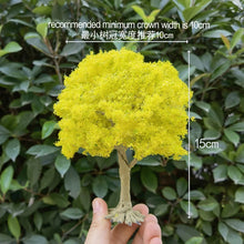 Load image into Gallery viewer, 10/15/23/28cm Miniature Ginkgo Wire Tree Model Train Railway Layout Accessories DIY Landscape Dollhouse Terrarium Diorama Craft Supplies
