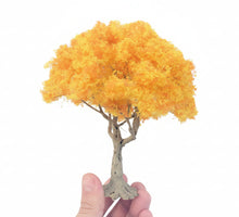 Load image into Gallery viewer, Miniature Yellow Maple Tree 10/15/23/28cm – DIY Model Railway Diorama Supply