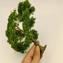 Load image into Gallery viewer, 15/18cm Miniature Green Wire Tree Model Railway Layout Accessories DIY Landscape Dollhouse Terrarium Diorama Craft Supplies