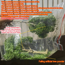 Load image into Gallery viewer, Miniature Green Oak Wire Tree Model 10–25cm for Diorama Railway Layout Craft Supply