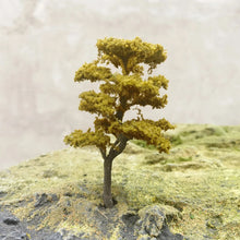 Load image into Gallery viewer, 10/12/14/16cm Miniature Army Green Pine Tree Model Train Railway DIY Scenery Dollhouse Garden Landscape Terrarium Diorama Craft Supplies