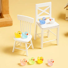 Load image into Gallery viewer, 100 pcs Mixed Miniature Little Duck Model Glow in Dark DIY Dollhouse Landscape Fairy Garden Accessories Terrarium Diorama Craft Supplies