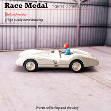 Load image into Gallery viewer, Miniature Racing Car Racer Driver People Figure 1:64 Model Sand Table Building Street Landscape Accessories Diorama Supplies