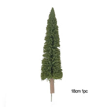 Load image into Gallery viewer, 18/23/30cm Miniature Spruce Tree Pine Model DIY Sand Table Train Railway Scenery Fairy Garden Landscape Terrarium Diorama Craft Supplies