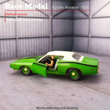 Load image into Gallery viewer, Miniature Racing Car Movie Character Driver People Figure 1:64 Model Sand Table Building Street Landscape Accessories Diorama Supplies