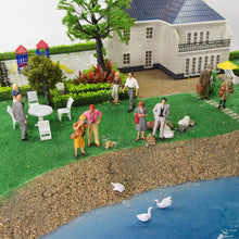 Load image into Gallery viewer, 20 pcs Miniature Standing People Passenger 20 Different Figures Models O Scale 1:43 Train Railway Scenery Accessories Diorama Supplies