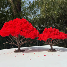 Load image into Gallery viewer, Miniature Red Wire Tree Model 10/15cm for Diorama Railway Layout Landscape Craft Supply