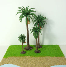 Load image into Gallery viewer, 10 pcs 6-15cm Miniature African Coconut Palm Tree Models Railway Accessories Forest Fairy Garden Landscape Terrarium Diorama Craft Supplies