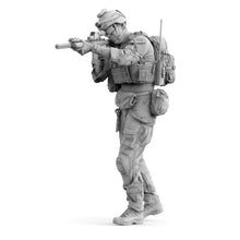 Load image into Gallery viewer, U.S. Army Ranger Soldier Unpainted Resin Figure 1/16 Scale Unassembled Model