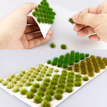 Load image into Gallery viewer, 33 pcs Miniature Season Grass Tuft Bush Cluster Models Railway Accessories Forest Fairy Garden Landscape Terrarium Diorama Craft Supplies