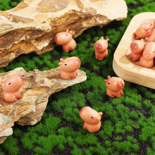 Load image into Gallery viewer, 5/10 pcs Miniature Cute Capybara Figure Model DIY Scenery Dollhouse Landscape Fairy Garden Accessories Terrarium Diorama Craft Supplies
