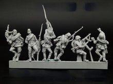 Load image into Gallery viewer, WWII Soviet Soldiers Falling 6 People Miniature Unpainted Resin Figure 1/72 Scale Unassembled Model