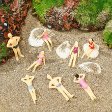 Load image into Gallery viewer, 30 pcs Miniature Swimming People Figure 1/50-1/150 Scale Models Beach Pool Landscape Sand Table Layout Scenery Accessories Diorama Supplies